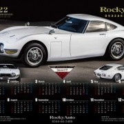 Rcoky3000GT 2022年カレンダー完成。
