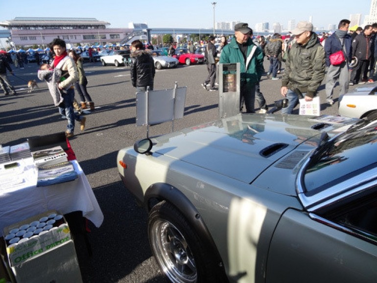    旧車の祭典　ニュイヤーミーテイングお台場にBNR32　GT-Rケンメリ出展させて頂きました。  